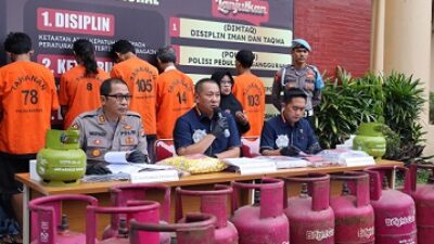Polda Banten Hentikan Aksi Ilegal Oplosan LPG Bermodus Penyuntikan Antar Tabung