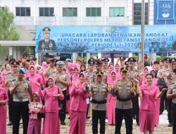 Awal Tahun 2026,158 Personel Polres Metro Tangerang Kota Naik Pangkat